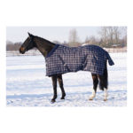 Deken Stal Luxe 300Gr Blauwe Ruit qhp-6006-blru