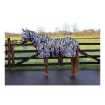 Deken Vliegen Nek+Hoed Zebra qhp-6013-ze