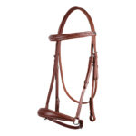 Hoofdstel Luxe Lage Neusriem Bruin qhp-2110-br