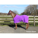 QHP fleecedeken color Pasion Flower met singels 6121fu