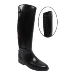 Rijlaars Rubber Met Rits Adult Zwart qhp-7096-zw