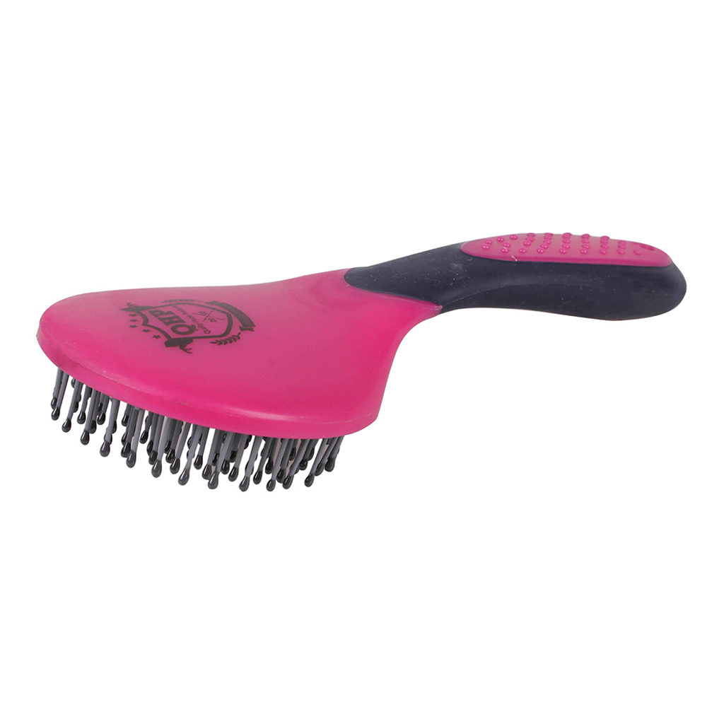 Staart&Manen Borstel Roze Zwart qhp-5208-rozw