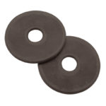Bitschijven Rubber 6Cm Pony Zwart