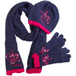 Set Muts Sjaal En Handschoenen Keep Me Warm Navy