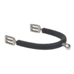 Ir Dames Knopspoor 15Mm Met Rubbers Rvs