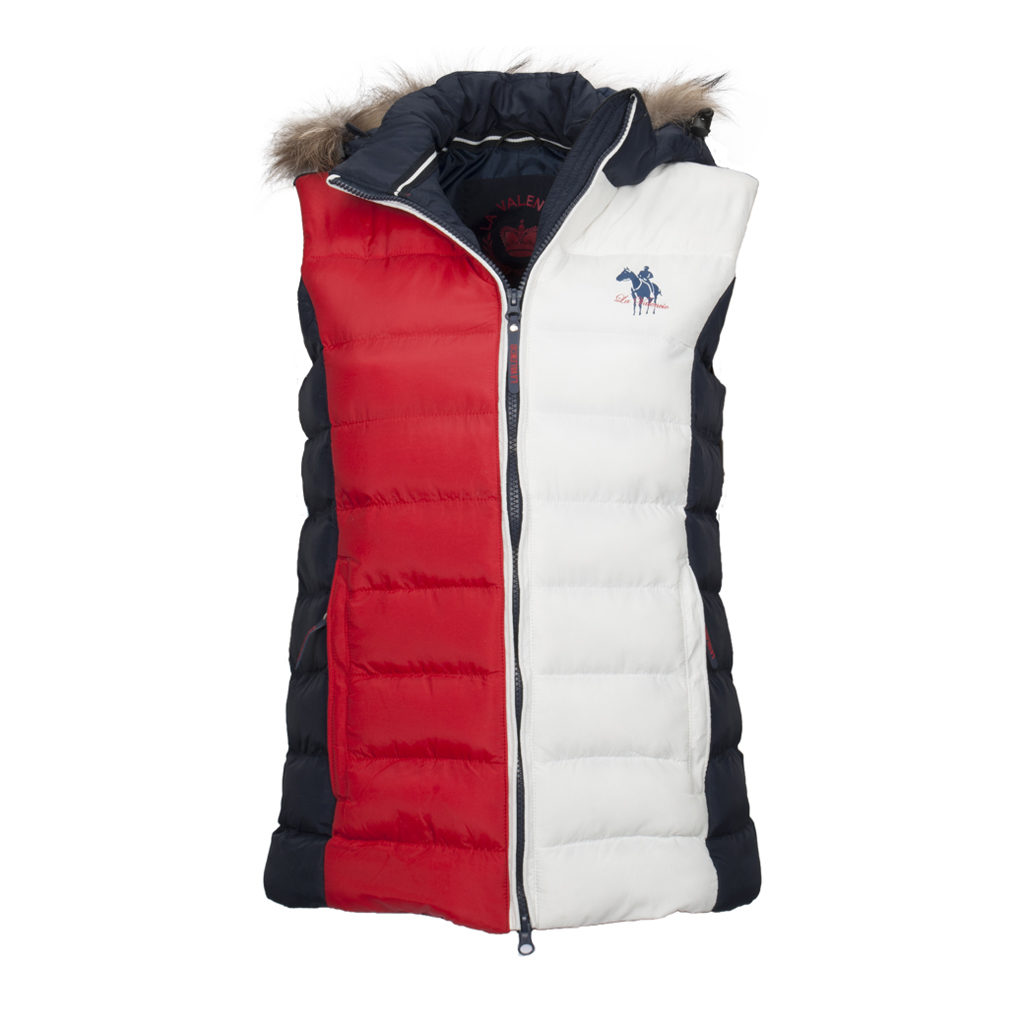 La Valencio Bodywarmer Eloise rood