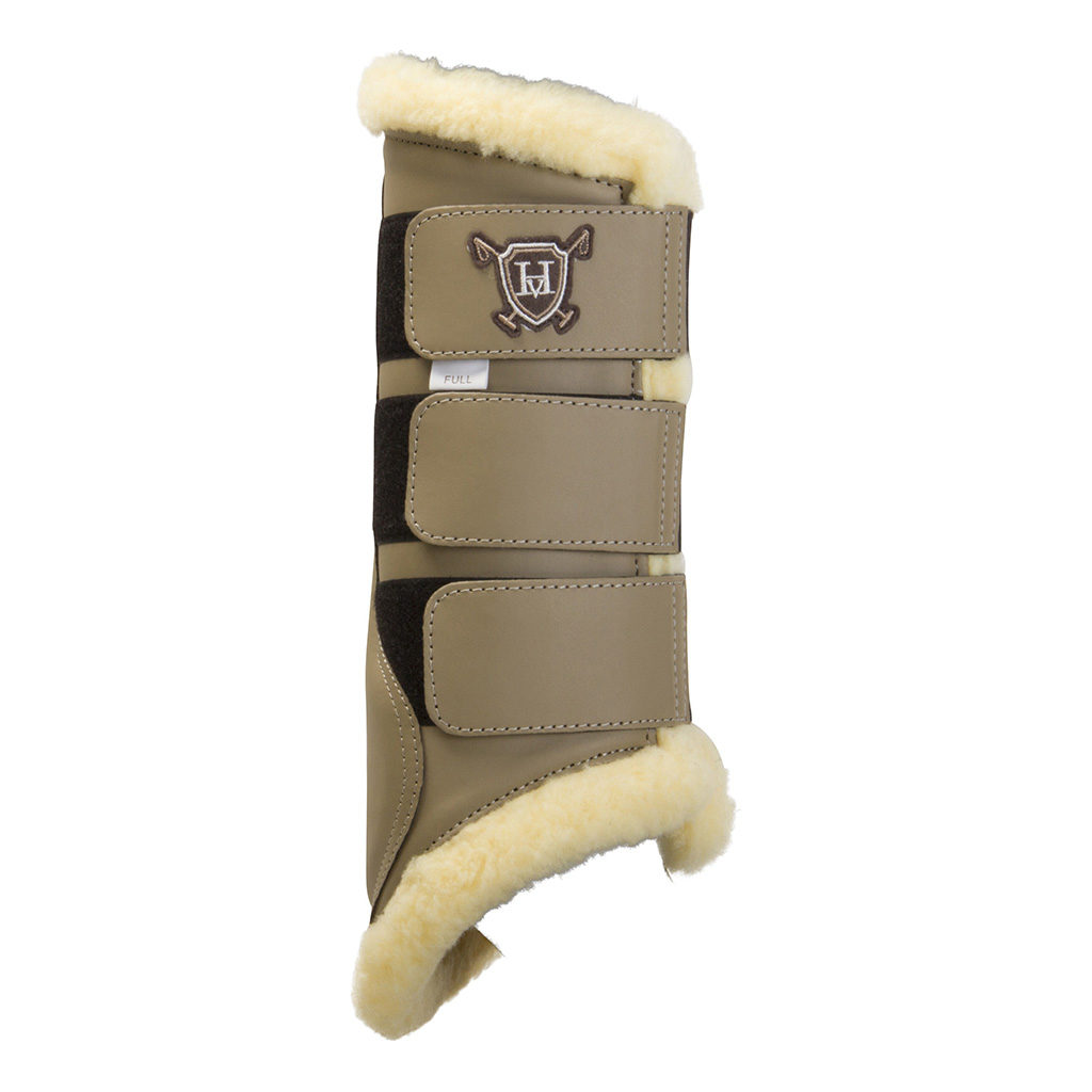 hv polo peesbeschermers tendon_boots_ladysmith_teak_cob_size_1