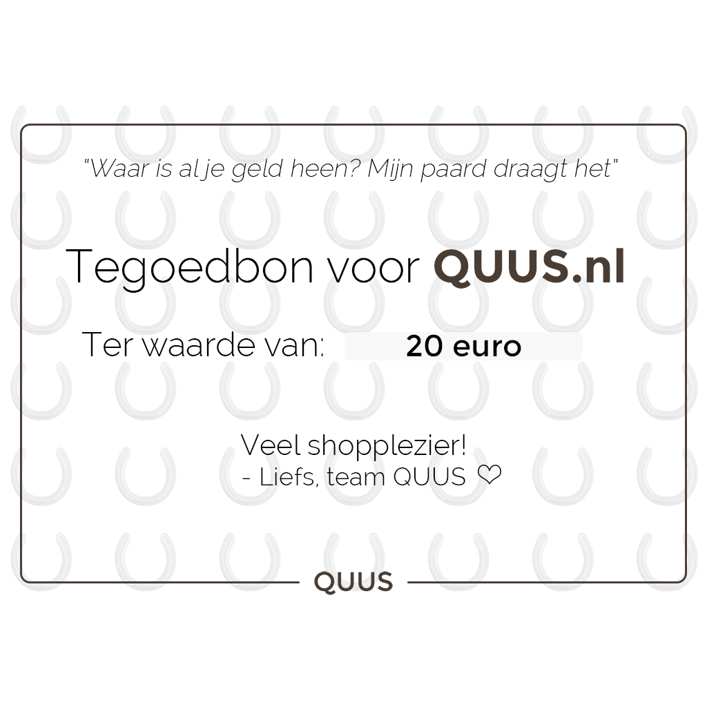 cadeaubon quus 20 euro