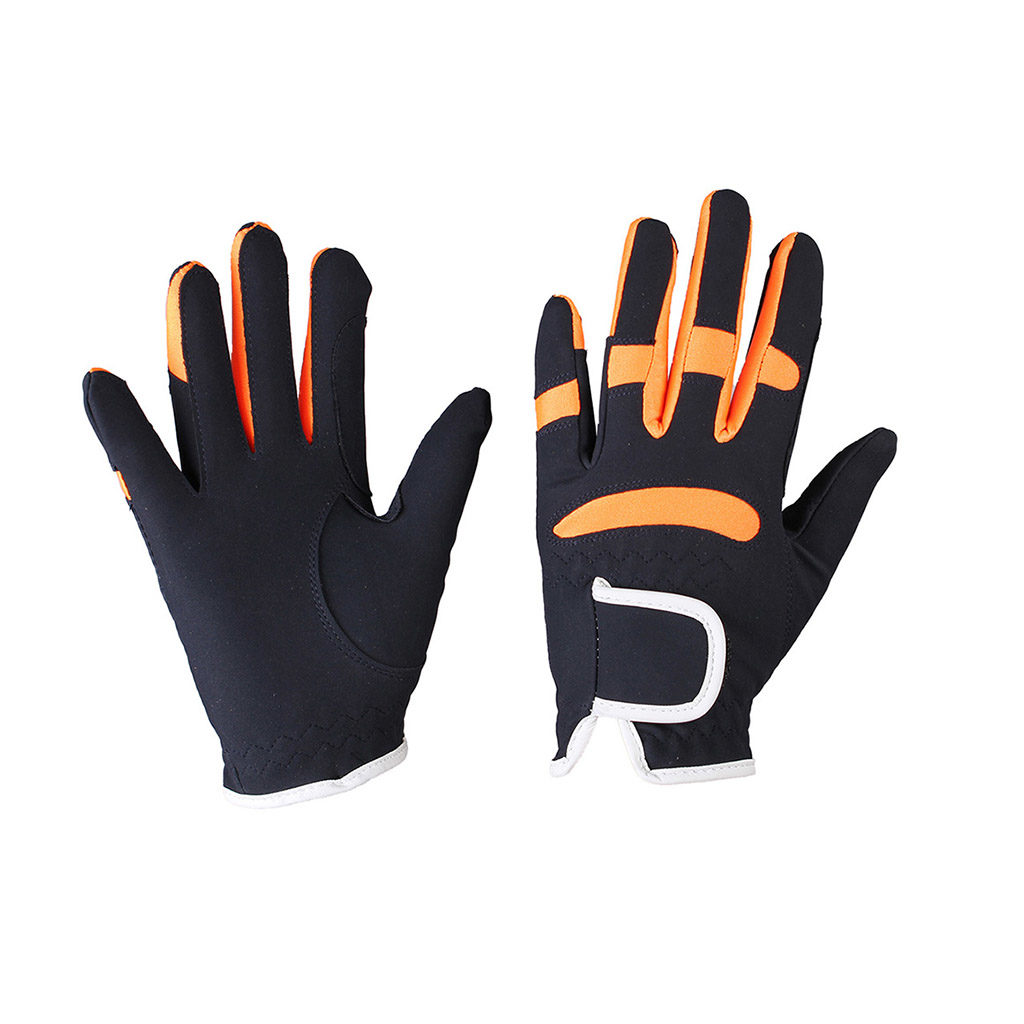 qhp handschoen oranje-blauw7006dbor