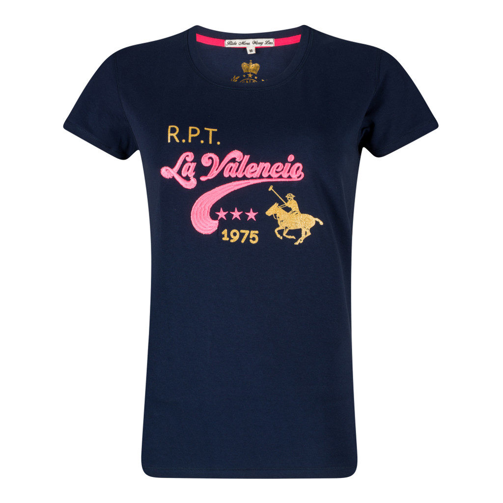 Top Jill Jr. Navy La Valencio voorkant Lava-181.3151Na