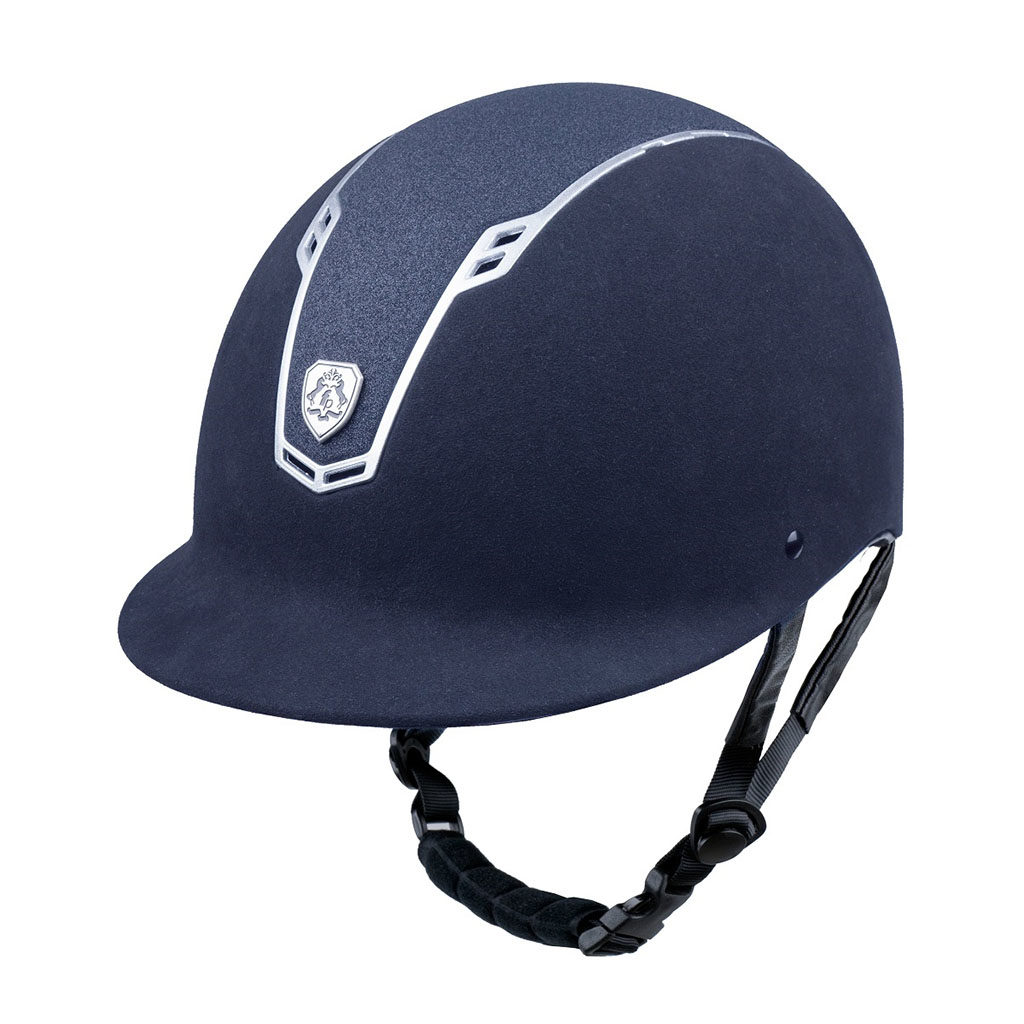 fairplay paardrijcap stardust navy zilver